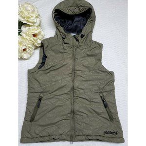 BILLABONG kitty LG VEST Heavy Weather Endurance Green Floral